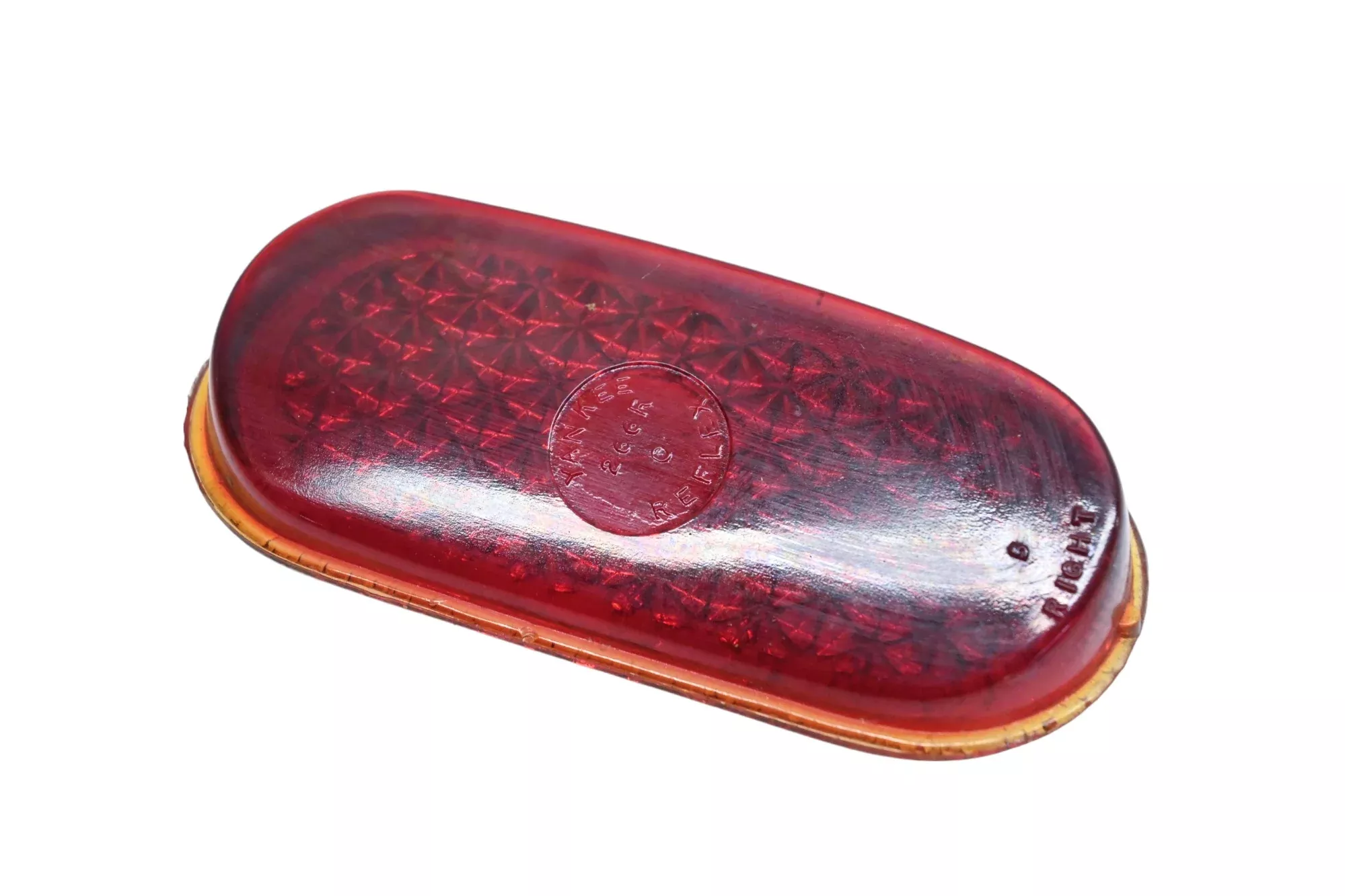 Yankee 266R Red Glass Right Taillight Lens NOS