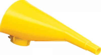 Yellow Safety Can Funnel, 9 In.