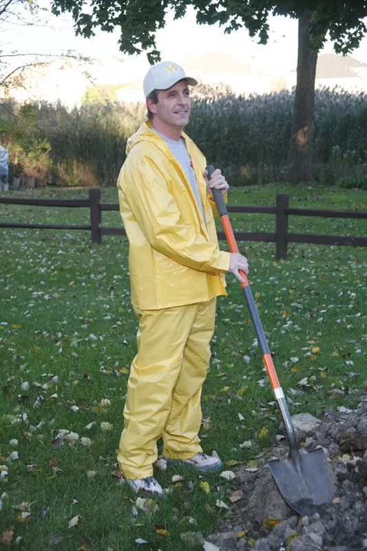 Yellow Vinyl Rain Suit Medium – Unisex Waterproof Apparel