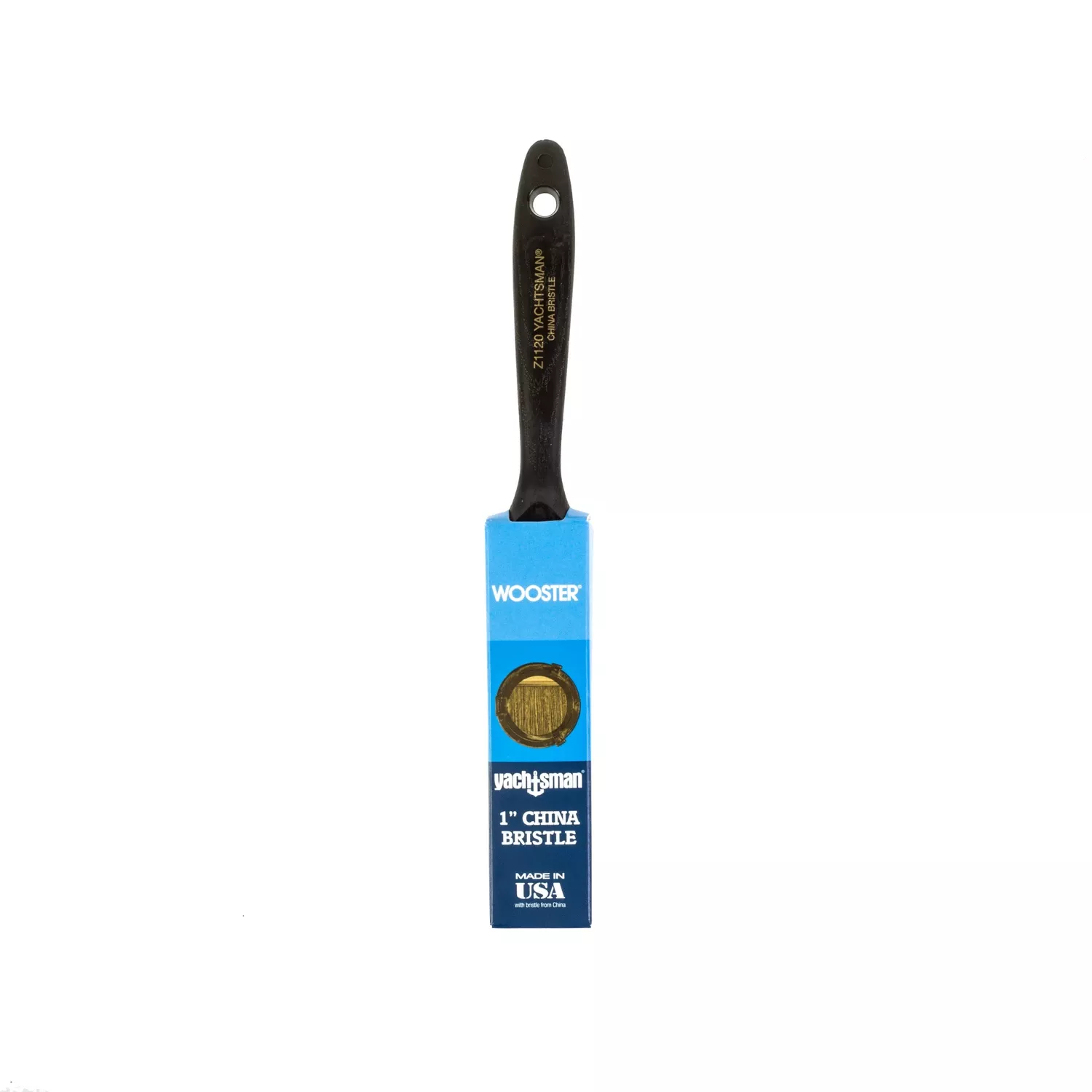 Z1120-1 Yachtsman 1 In. Flat Paint Brush With China Bristle And Varnish Handle
