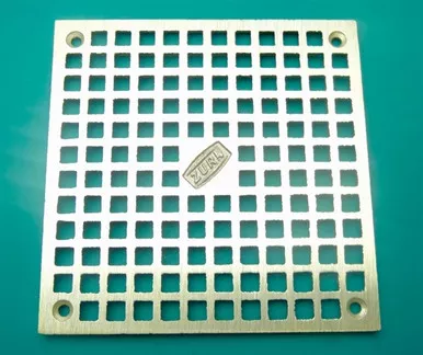 Zurn Pb400-6s-Grid-W/Scr Polished Brass Grate